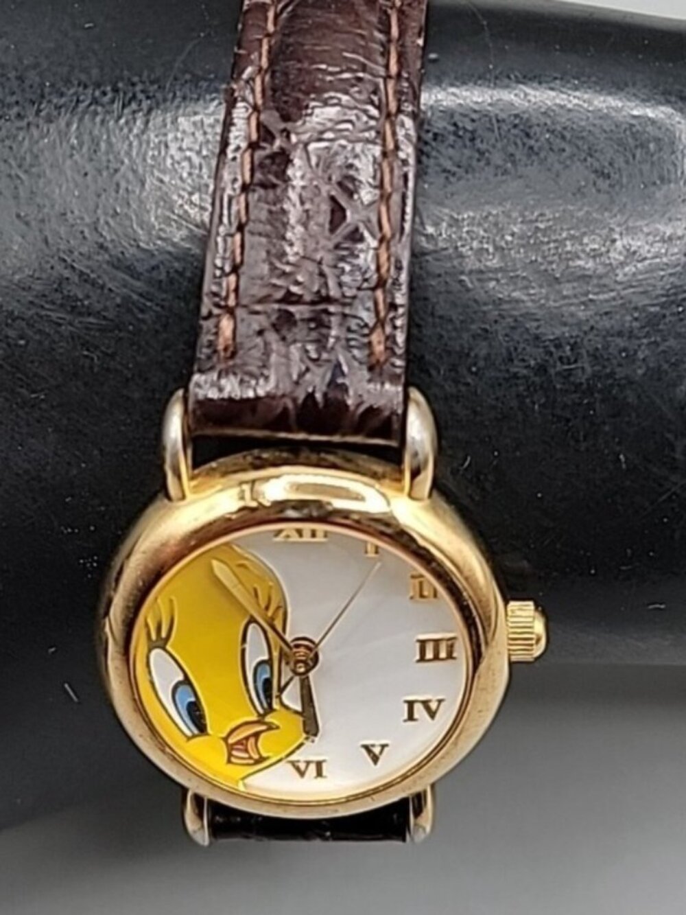 VTG Warner Brothers Store Exclusive Tweety Bird Watch 7" WB1720075 Gold Plated - Picture 4 of 16